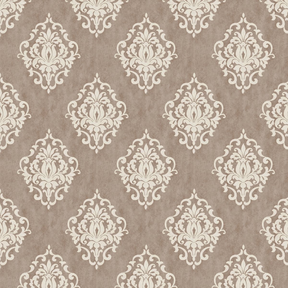 MyTinyWorld Pack of 5 Dolls House Cocoa Floral Diamond Wallpaper Sheets