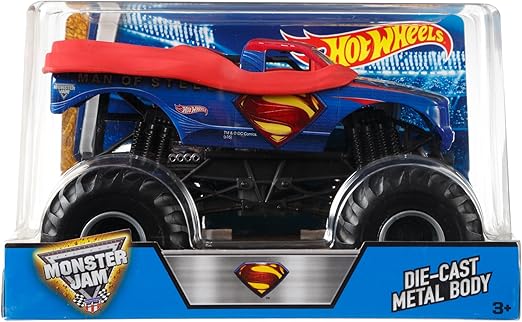 Hot Wheels Monster Jam Scale Man of Steel Vehicle, Multi Color