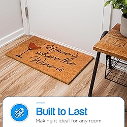 PLUS Haven Coco Coir Door Mat with Heavy Duty