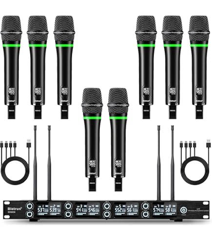 UHF帯ワイヤレスマイク　8本セット UHF帯ワイヤレスマイク 8本セット wm-8400.jpg