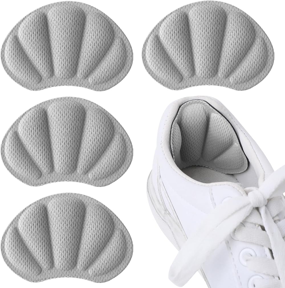 Molain 2 Pair Heel Grips Self-Adhesive Cushions for Shoes Women Men