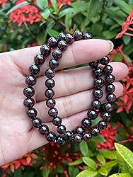Garnet Crystal Bead Bracelet 7-8mm, Wholesale