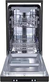 Hisense HS523E15BUK Slimline Free Standing Dishwasher Black 10 Place 30 Minute view 3