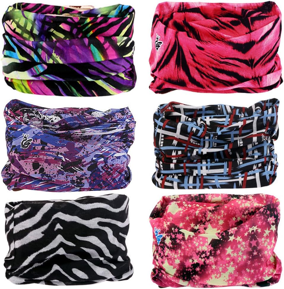 EKLOEN 12PCS/9PCS/6PCS Multifunctional Headband Magic Mask Scarf