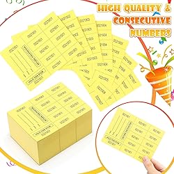 Kosiz 300 Sheets Raffle Tickets Sheets Hold This