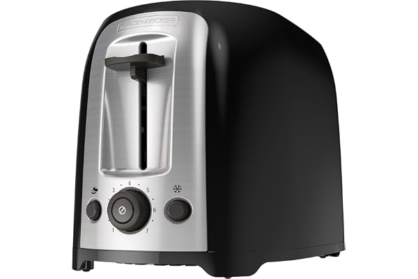 BLACK+DECKER 2-Slice Toaster with Extra-Wide Slots
