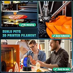 SUNLU 3D Printer Filament, Toughness PETG Filaments