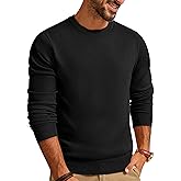 PJ PAUL JONES Men's Sweaters Crewneck Basic Lightweight Wool Blend Knitted Pullover Long Sleeve Shirts for Men