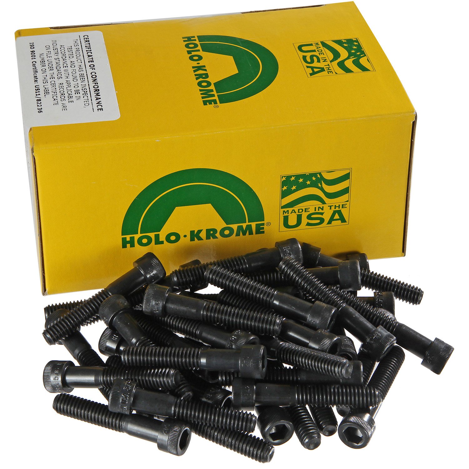 Cap Screws Black Finish Heat Treated Alloy Steel Socket Head HoloKrome