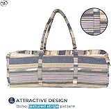 Yoga-Mad Deluxe Yoga Kit Bag Blue Full Zip Carrier with Pockets view 4