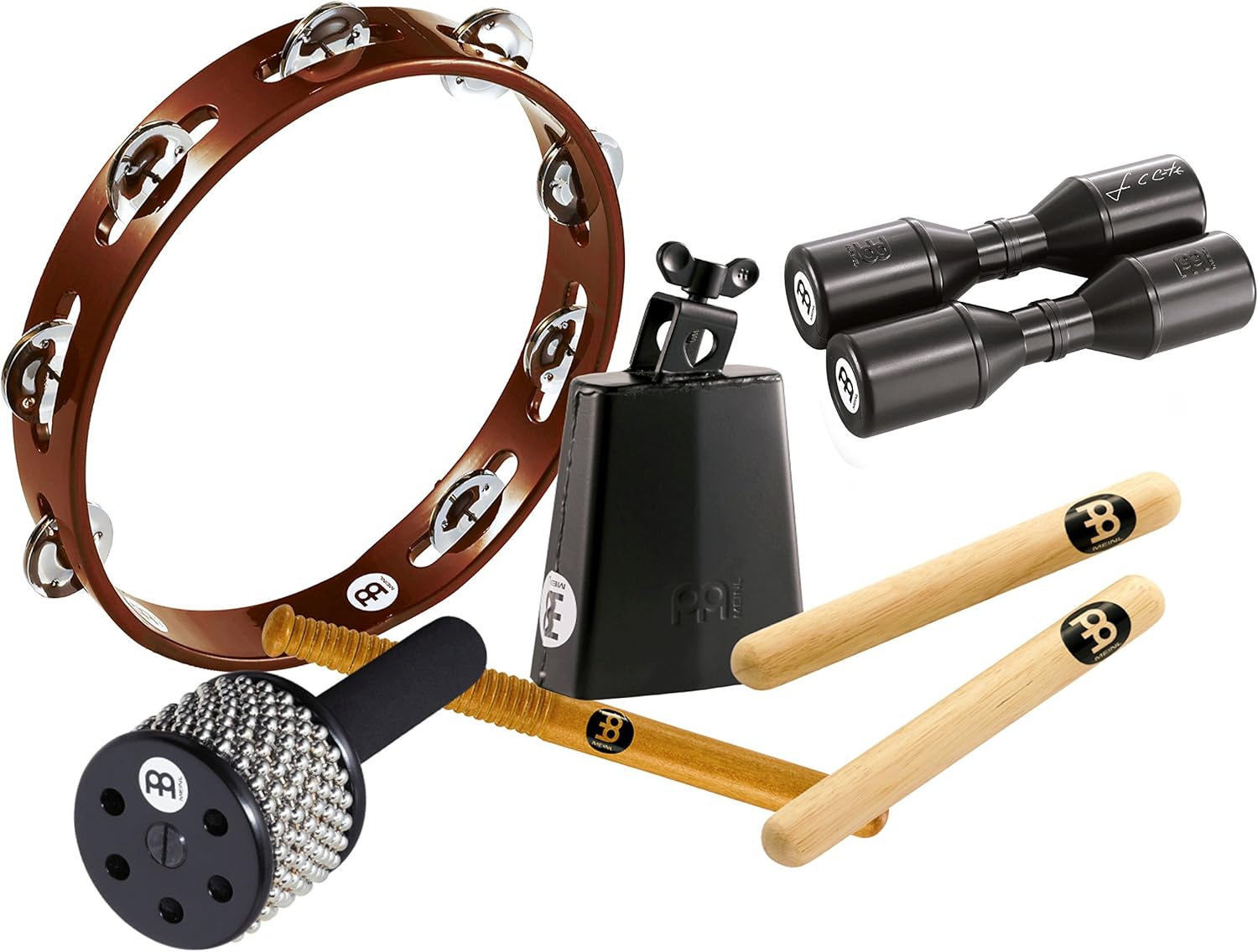 Meinl Percussion Essential Percussion Tambourine, Cowbell