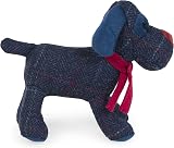 Petface Midnight Tweed Freddi Christmas Plush Dog Toy Squeaker Pack 1 view 3