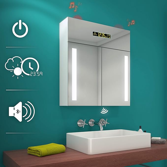 Artforma Personnaliser armoire de toilette avec Miroir et Lumineux 2