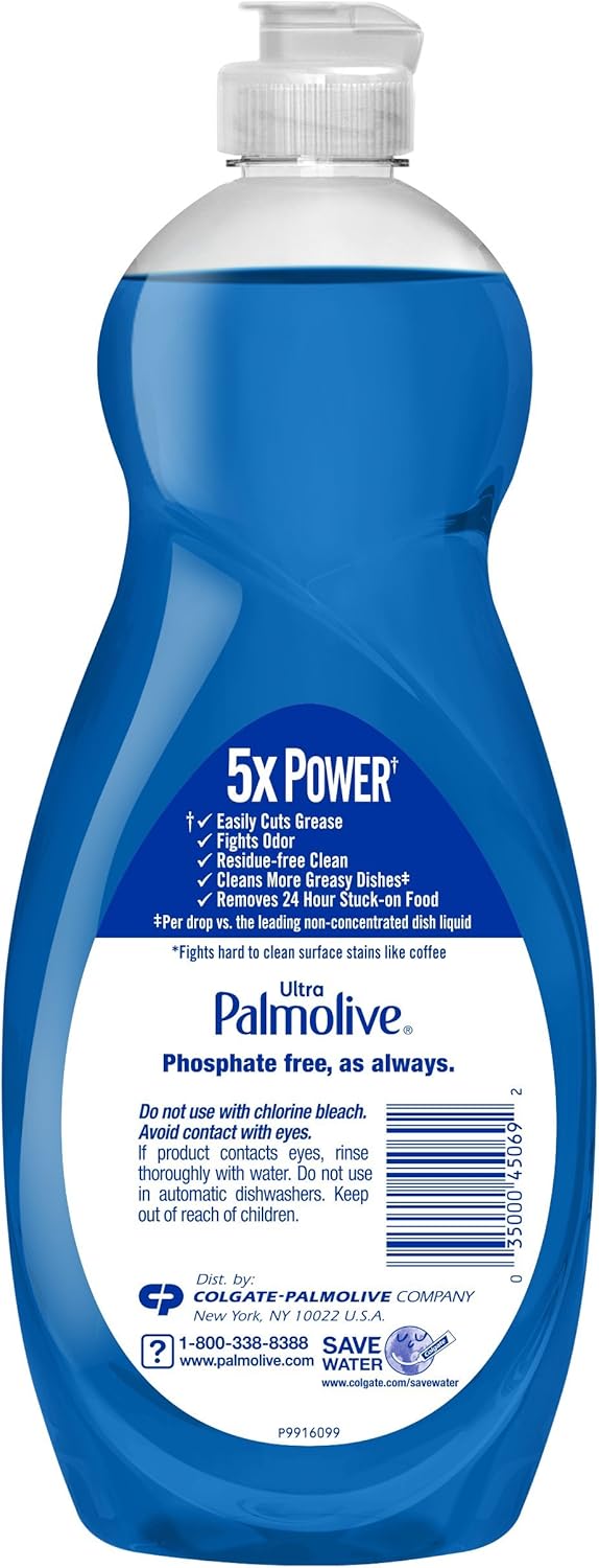 Palmolive Ultra Dish Soap Oxy Power Degreaser, 32.5 oz - 4 Pack: Health & Personal Care