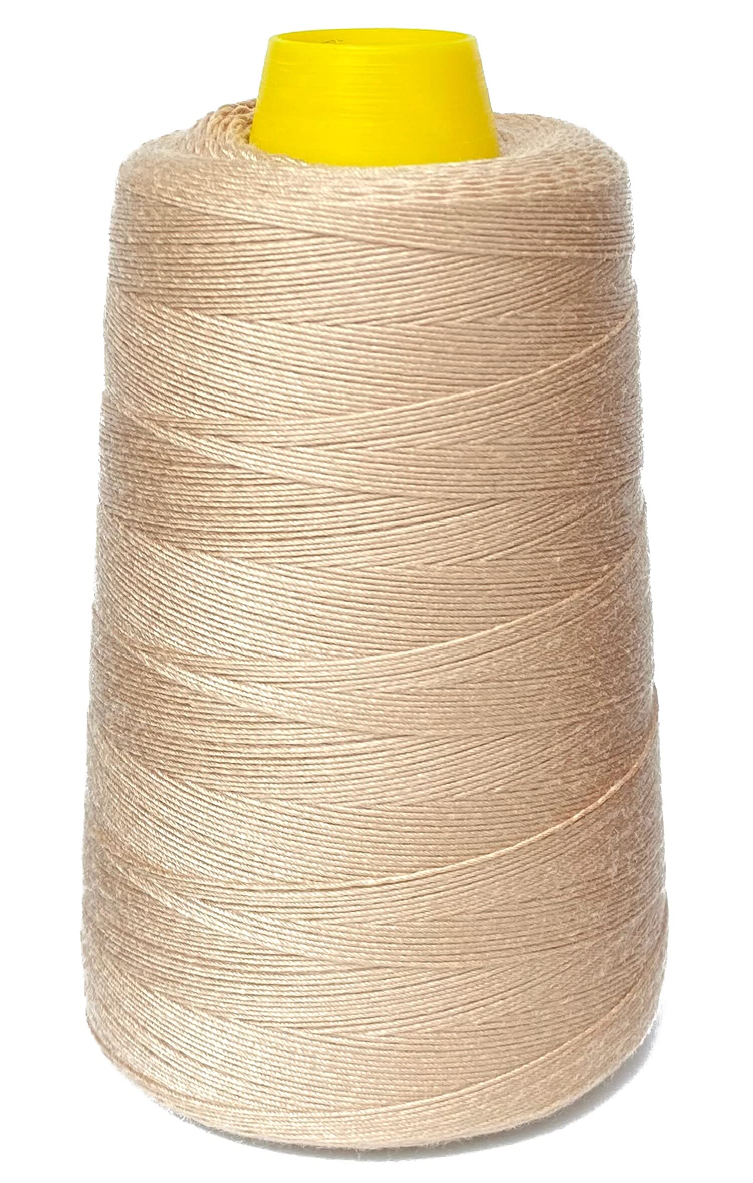 Thick Human Hair Sewing Thread with 3pcs Curl Needles Wig Making Thread 1000 Yards (Blonde) 140g