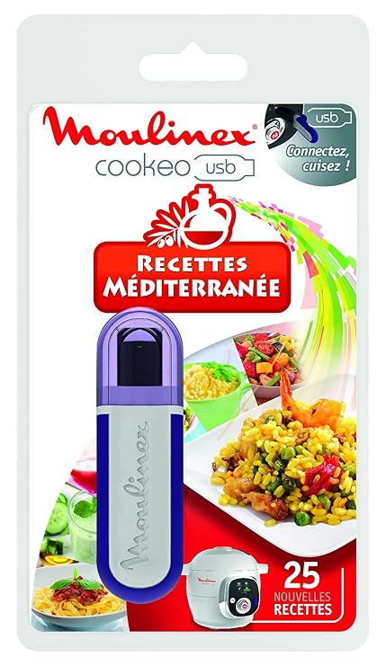 Seb XA600000 Clef USB 25 Recettes Méditerranée