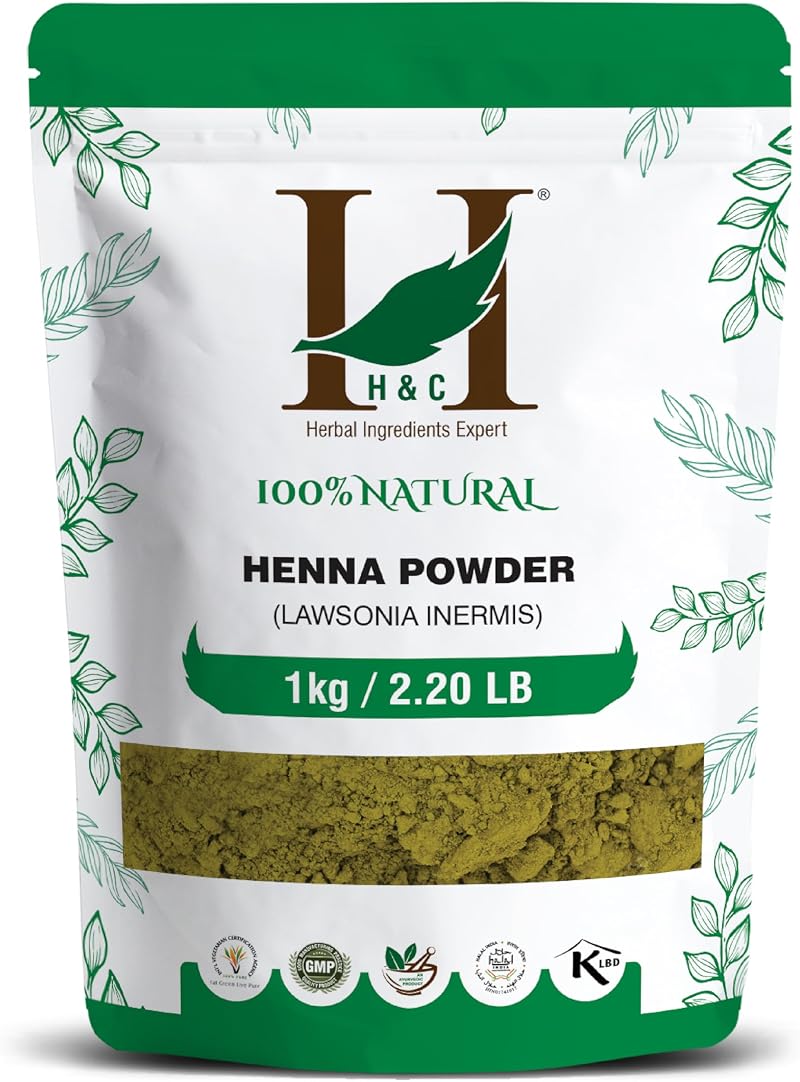 H&C 100% Pure Natural Henna Powder 1Kg Hair Color Conditioner