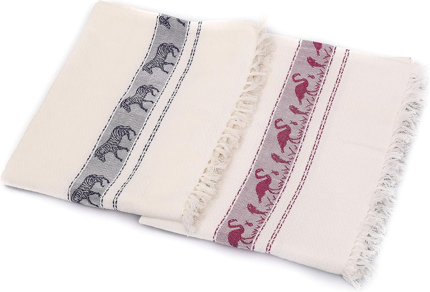 Indian Towel Cotton Towels Set Of 2 Lightweight Handloom