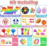 Chennyfun Rainbow Unicorn Fidget Toys Pack Stress Reliever Set view 3
