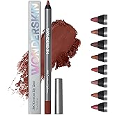 Wonderskin Lipliner Pencil - 360 Contour Lipliner, Long Lasting, Sharpenable Lip Pencil, Waterproof and Transfer-Proof Nude Lip Liner (Mahogany)