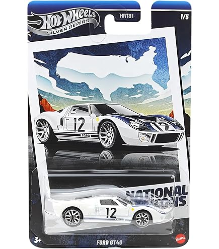Hot Wheels '67 Ford GT40 Mk.IV, Retro Racers 4/10 [red] 106