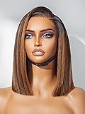 LUVME HAIR Bob Wig 100% Human Hair Wigs Glueless