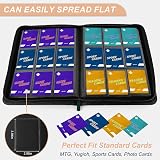 TiopLior 9 Pocket Card Binder 432 Slots Green MTG Baseball Football Cards view 5