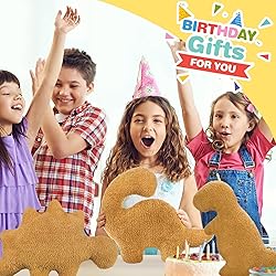 Aiideals Dino Nuggets Pillow, Dinosaur Chicken