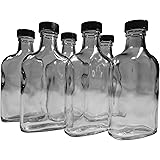 Tricky Ricky 200ml Travel Glass Flask (6-Pack)