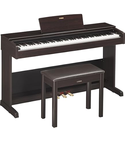黒べえ~ YAMAHA YDP-164WH☆ ARIUS値引きok Amazon.com: Yamaha YDP164 Arius Series Piano with Bench, Dark