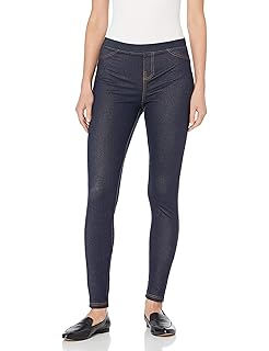 no nonsense women's denim leggings with pockets