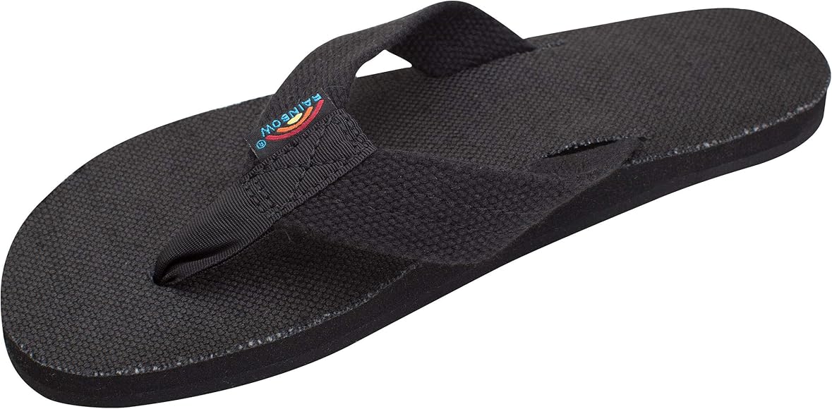 rainbow hemp sandals