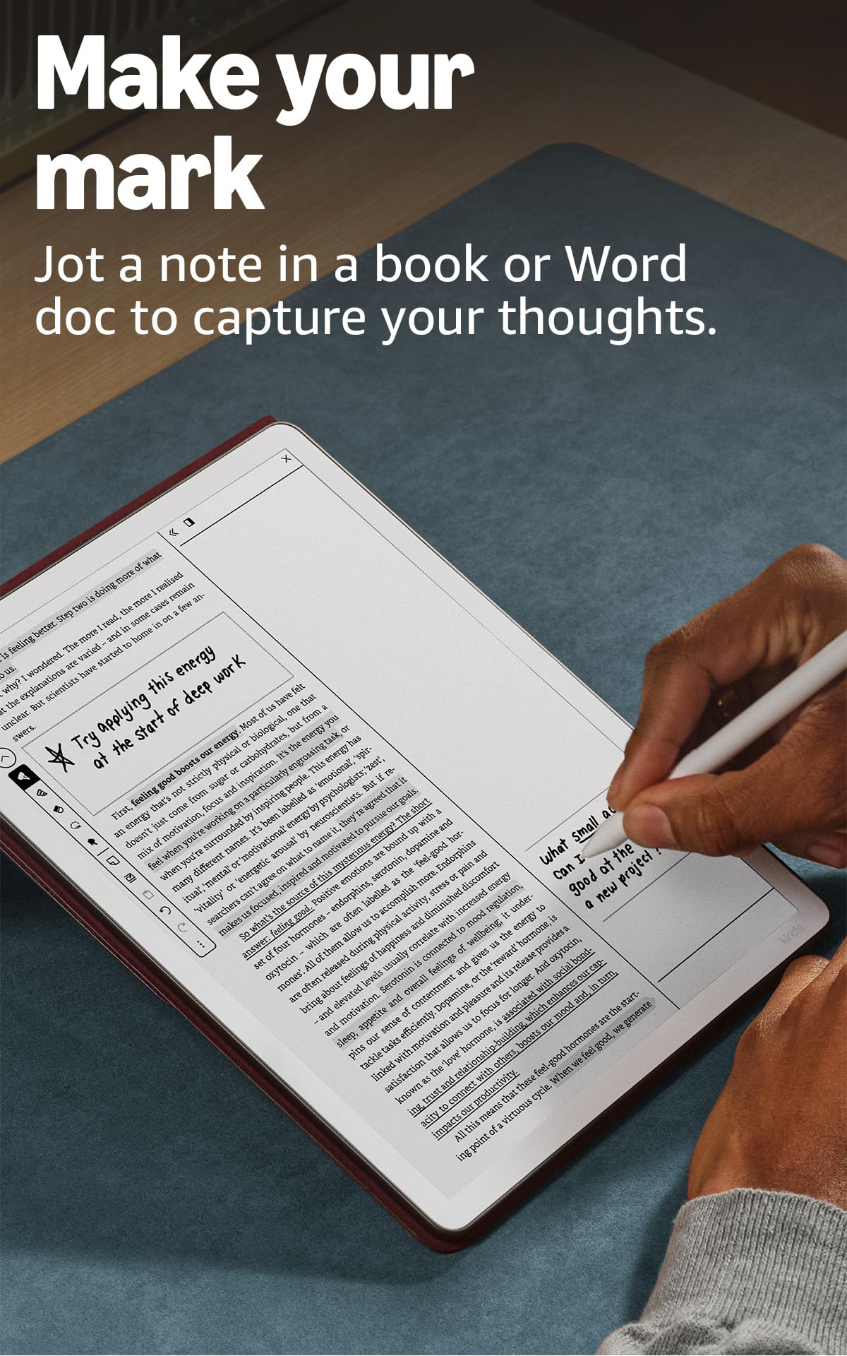 Amazon Kindle Scribe 64GB (newest model) — 11” paper-like display with front light — Thinner, lighter, faster —Write in notebooks, documents, and books