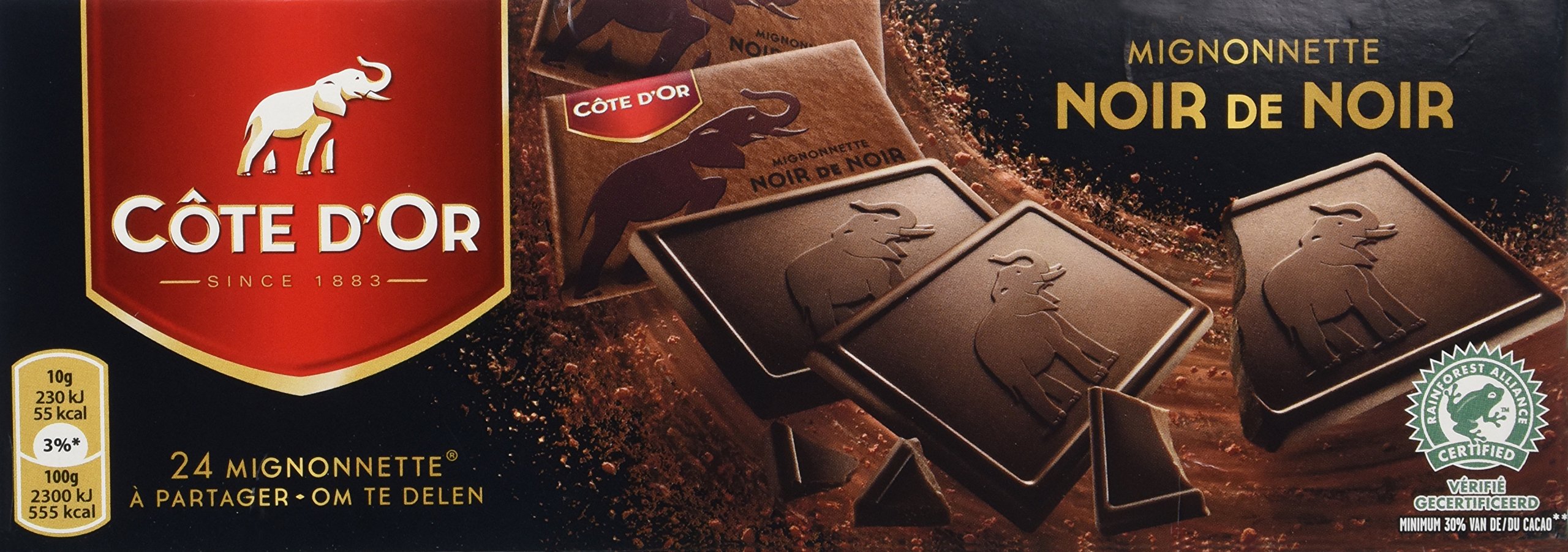 Cote D'Or Dark Chocolate w/Almonds 200 g. Candy And