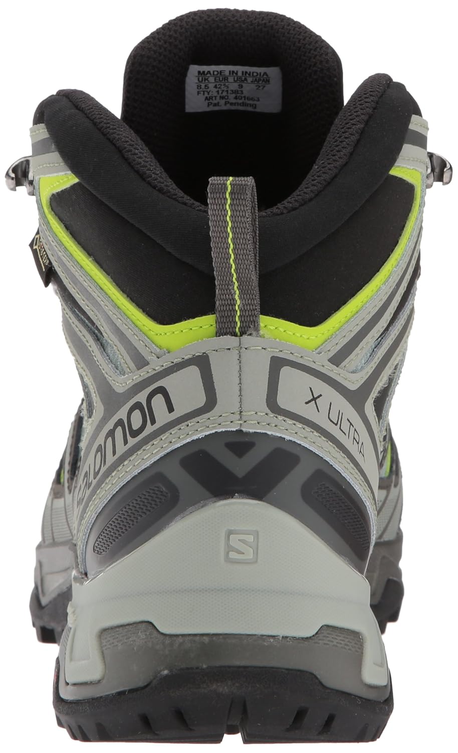 salomon l40166300 x ultra 3 synthetic hiking boots, adult (grey)