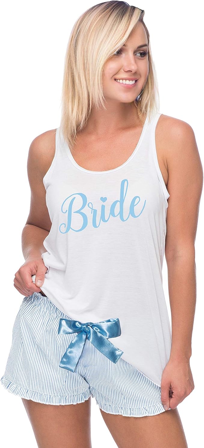 bride shorts and tank top