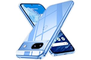 Renmou Designed for Google Pixel 8a Case Clear,[Anti-Yellowing][Military Grade Drop Protection] Slim Fit Bumper Phone Case 6.1 inch-Clear