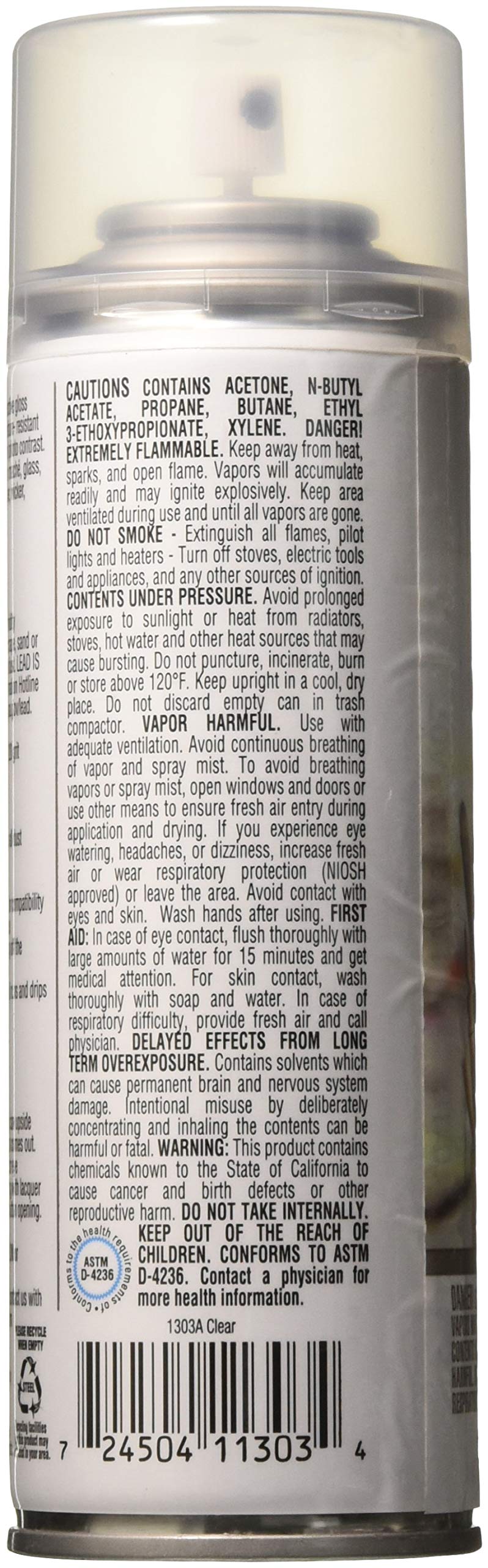 Krylon K01303A07 Crystal Clear Acrylic Coating Aerosol Spray, 6 Ounce Buy Online in UAE. Hi