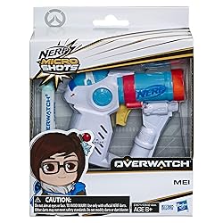 NERF Microshots Overwatch Mei Blaster - Includes 2