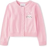 The Children's Place Baby Girls' and Toddler Long Sleeve Knit Button Front Cardigan