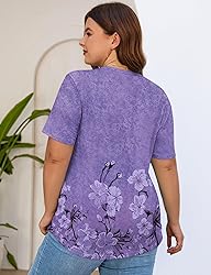 Kistore Women's Plus Size Loose Casual Breathes