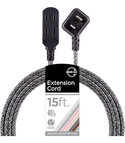 Amazon.com: Cordinate Designer 3-Outlet Extension Cord, 2