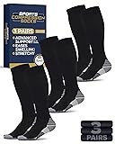Pembrook 3 Pairs Compression Socks Men 20-30 mmhg