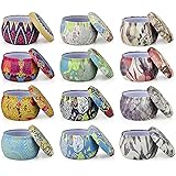 Candle Tin 24 Piece, 8 oz, Candle Containers for DIY Candle Making, Metal Storage case for Dry Storage Spices, Camping…