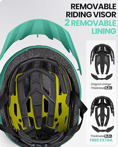 OutdoorMaster MIPS Adult Recreational Cycling Helmet Mint Green