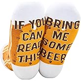 InnoBeta Funny Beer Gifts for Men, Gifts for Beer Lovers, Funny Mens Novelty One Size Crew Socks