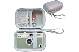 JCHPINE Hard Carrying Case for KODAK EKTAR H35 Half Frame Film Camera, Protective Storage Travel Case for Kodak Ultra F9 M35 Film Camera Accessories (Only Case) (Grey)