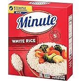 Minute White Rice, Instant White Rice, 72-Ounce Box, Pack of 1 | Precooked rice for quick meals, microwave or stovetop, ready in 5 minutes, gluten-free and non-GMO