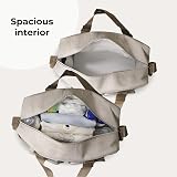 My Babiie Changing Bag Tote Oatmeal Herringbone - Insulated Bottle Holder, Mat view 3