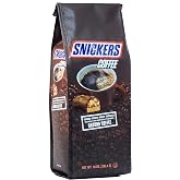 Ground Coffee, Medium Roast, Caramel Peanut Nougat Chocolate Snickers Flavored 10oz Bag